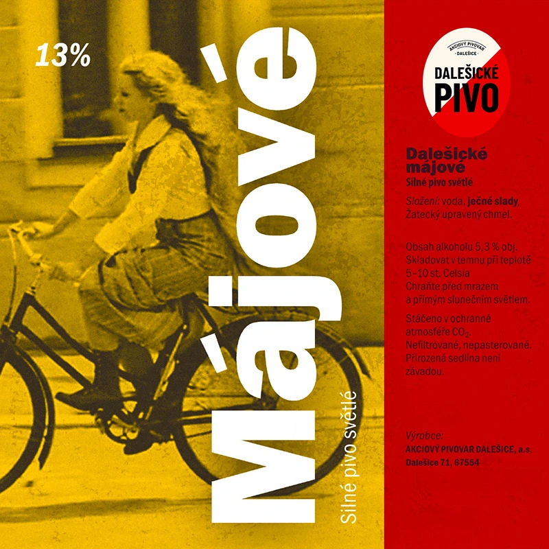 DALEŠICKÉ PIVO - Dalešické májové 13% (PET 1l)