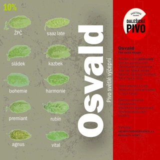DALEŠICKÉ PIVO - Osvald 10% (sud 15/30/50l)